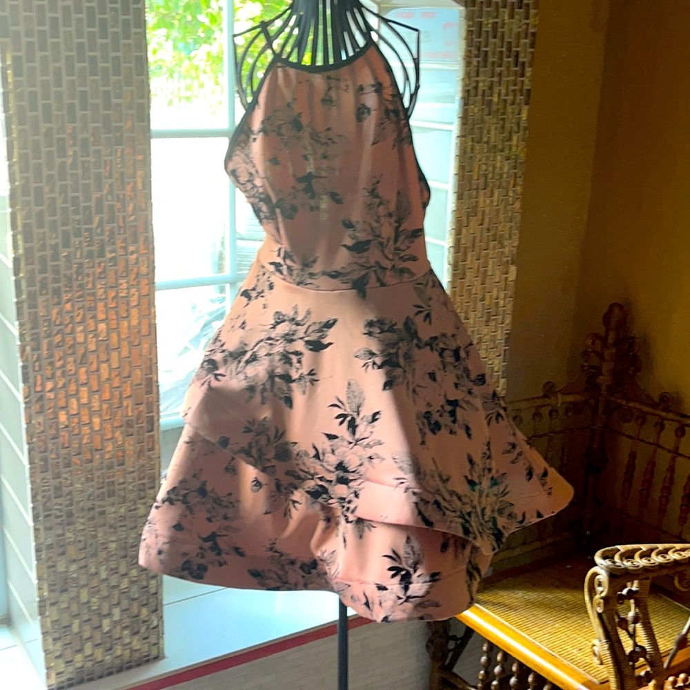 Peach dress